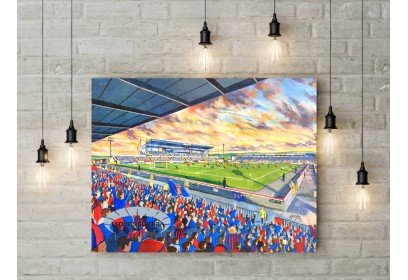 Caledonian Thistle FC Caledonian Stadium Wall Art Canvas